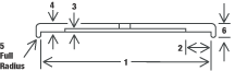 Dimensiones de la tapa del pistón Figura 2